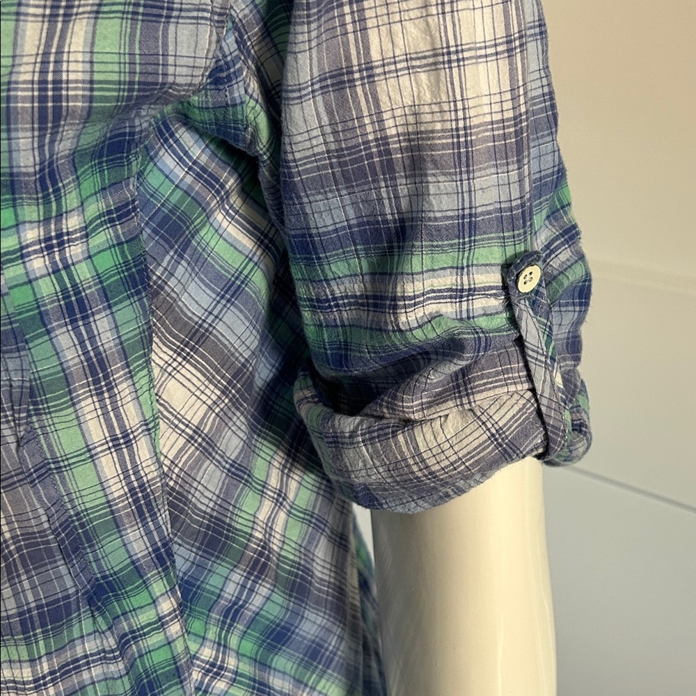 C&C California Plaid Henley Top - Picture 5 of 12